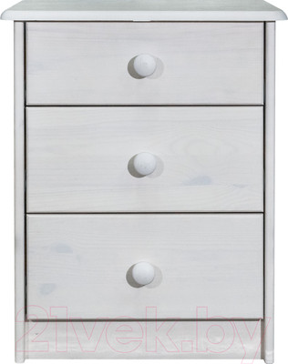 Тумба Dipriz 3 ящика Д.1410.1 (белый воск)