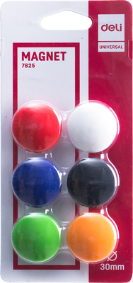 Набор магнитов Deli 7825 (6шт)