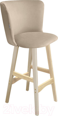 Стул барный Sheffilton SHT-ST36/S65 (ванильный лак/прозрачный лак)