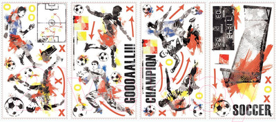 Декор настенный RoomMates Чемпионат по футболу RMK2489SCS