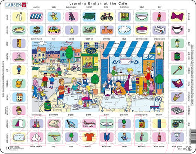 Пазл LARSEN Изучаем английский 2 EN2
