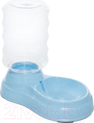 Кормушка-поилка механическая для животных Triol P818 / 30221024 (голубой)