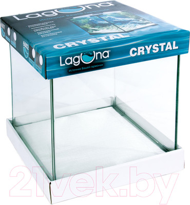 Аквариум Laguna Crystal 6002B / 73514003 (18л, черный)