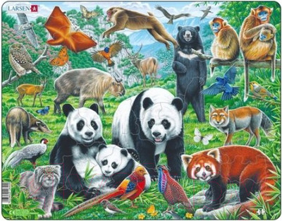 Пазл LARSEN Дикие животные Азии FH43