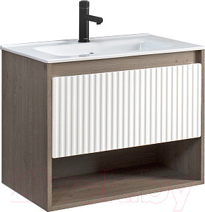 Тумба под умывальник Belux Долли НП 70-01 (177, белый глянцевый/дуб денвер)
