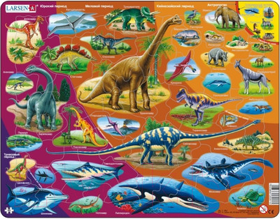 Пазл LARSEN Динозавры HL1