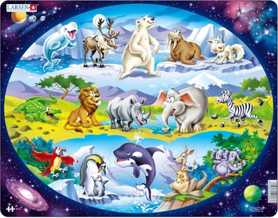 Пазл LARSEN Планета животных NM6