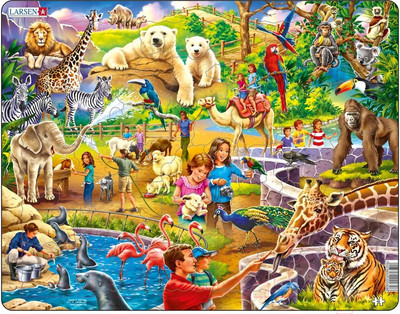 Пазл LARSEN Зоопарк US30