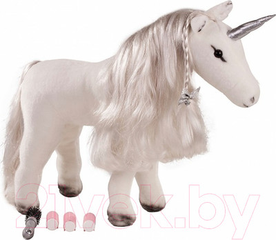 Набор аксессуаров для куклы Gotz Единорог Агат с аксессуарами для гривы / 3402631 (белый)