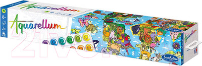 Плакат-раскраска SentoSphere Планисфера Большая / 6800