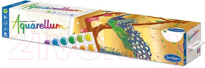 Плакат-раскраска SentoSphere Павлин Большая / 6805