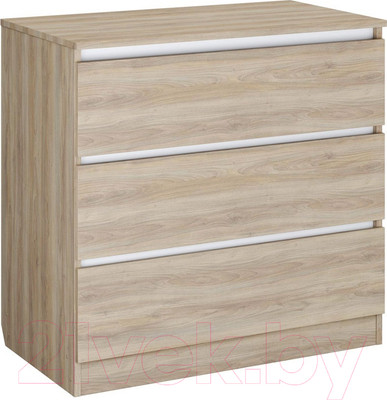 Комод пеленальный Polini Kids Simple 1980 / 0002323.41 (вяз/белый)