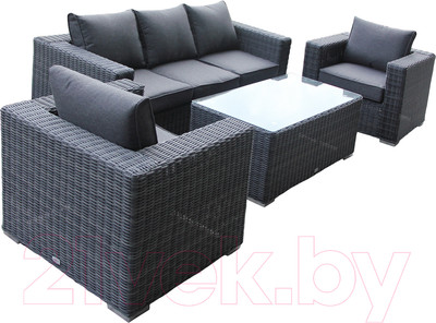 Комплект садовой мебели OUTDOOR Флорида OUT-0005 Узкое плетение (графит)