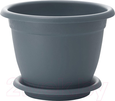 Вазон Ingreen Aphrodite / IG420411026 (серый, с подставкой №4)