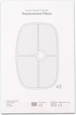 Фильтр для поилки Petoneer Fresco Pro/Ultra / FS010 (3шт)