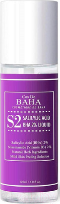 Тонер для лица Cos de Baha Salicylic Acid 2% Liquid (120мл)