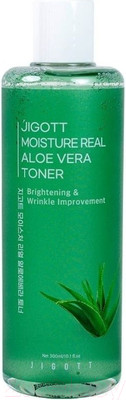 Тонер для лица Jigott Moisture Real Aloe Vera Toner (300мл)