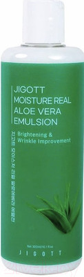 Эмульсия для лица Jigott Moisture Real Aloe Vera Emulsion (300мл)