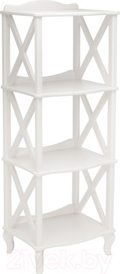 Этажерка Мебелик Джульетта-3 (молочный дуб)