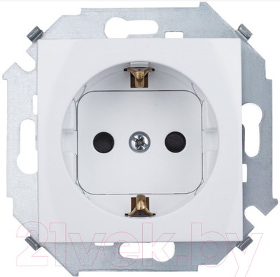 Розетка Simon 1591443-030 (белый)