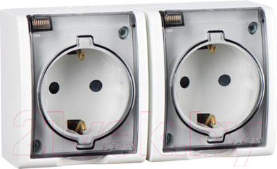 Розетка Simon 1594433-030 (белый)