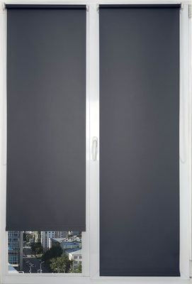 Рулонная штора АС МАРТ Оксфорд 78x160 (графит)