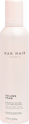 Пенка для укладки волос Nak Volume Foam Для прикорневого объема Средней фиксации (250г)