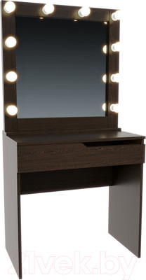 Туалетный столик с зеркалом Мир Мебели SV-13W с подсветкой