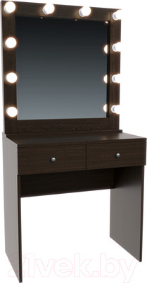 Туалетный столик с зеркалом Мир Мебели SV-14W с подсветкой