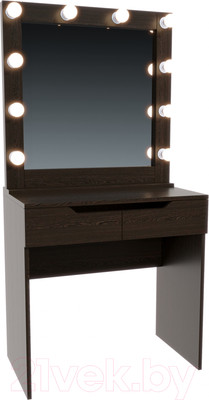 Туалетный столик с зеркалом Мир Мебели SV-16W с подсветкой
