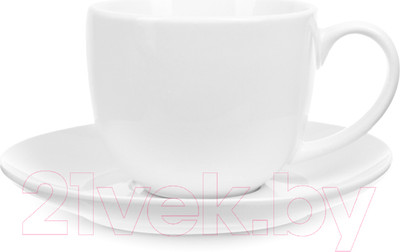 Чашка с блюдцем No Brand Tvist Ivory фк4015