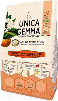 Сухой корм для собак Unica Gemma Adult Mini Digestion (800г)
