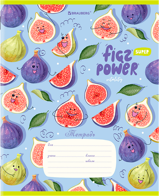 Тетрадь Brauberg Фрукты / 106482 (18л, линейка)