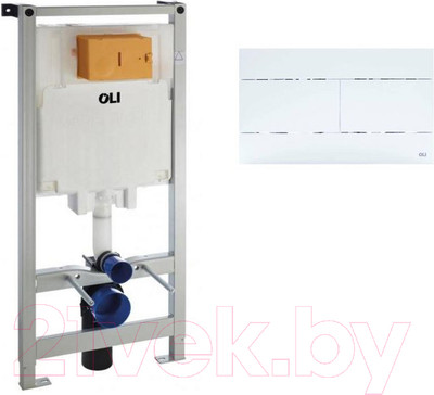 Инсталляция для унитаза Oli 80 / 600151 + 659041 (с кнопкой смыва)