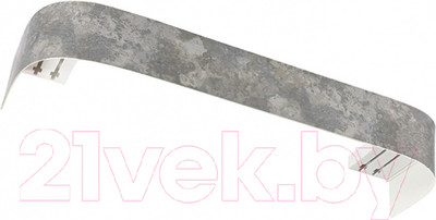 Карниз для штор LEGRAND Венециано с поворотами 7см 1.6 2-х рядный / 58101298 (серый шелк)