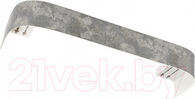 Карниз для штор LEGRAND Венециано с поворотами 7см 3.0 2-х рядный / 58101301 (серый шелк)