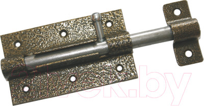 Щеколда Металлист ЗД-09 (пол. бронза)