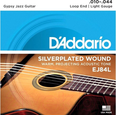 Струны для акустической гитары D'Addario EJ84L 10-44