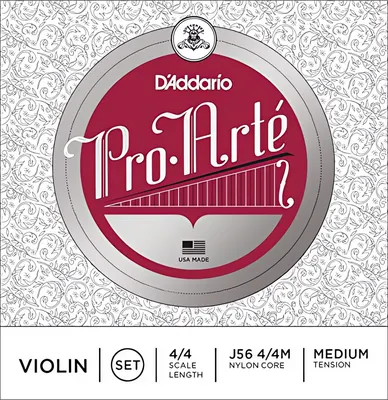 Струны для смычковых D'Addario Для скрипки J56 3/4M