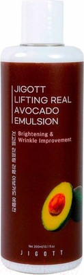Эмульсия для лица Jigott Lifting Real Avocado Emulsion (300мл)