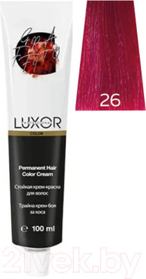 Крем-краска для волос Luxor Professional Стойкая 26 (100мл, корректор розовый)