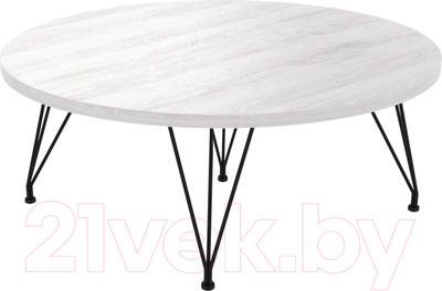 Журнальный столик Sheffilton SHT-TU29/H36/ЛДСП 80 (черный муар/сосна касцина)