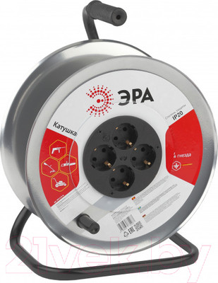 Катушка кабельная ЭРА K-M-4z / Б0033026