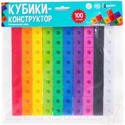 Конструктор Zabiaka Кубики / 6767121 (100эл)