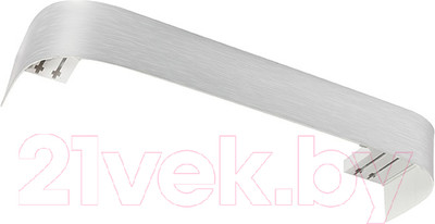 Карниз для штор LEGRAND Сатин с поворотами 7см 1.6м 2р / 58101282 (сталь)