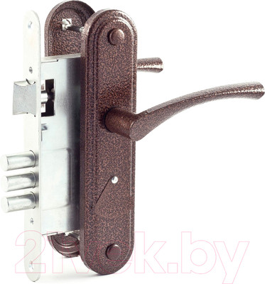 Замок врезной Зенит Сувальдный ЗВ9-4.2 (медь)