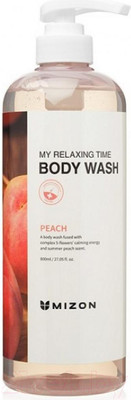 Гель для душа Mizon My Relaxing Time Peach (800мл)