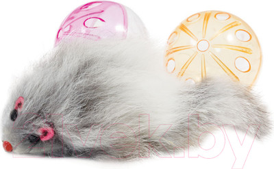 Набор игрушек для кошек Triol XW0329 / 22181041 (2 мяча, мышь)