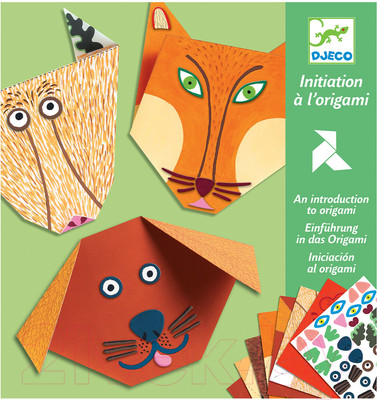 Набор для творчества Djeco Оригами Бумажные животные / 08761