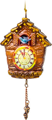 Елочная игрушка Грай Часы с кукушкой ЕГ-51
